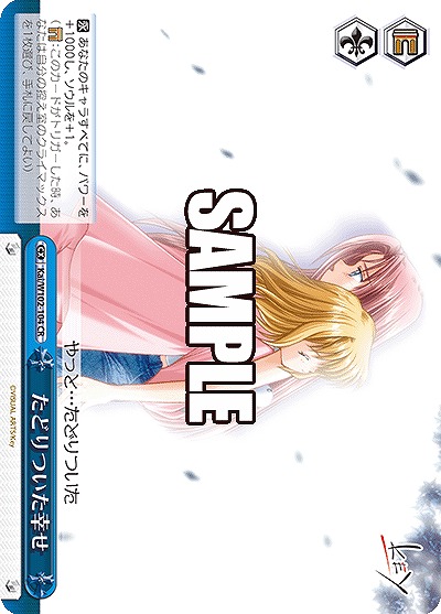 たどりついた幸せ 【Kai/W102/104CR】